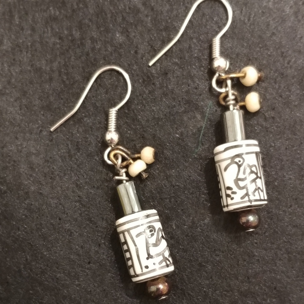 Handcrafted unique dangle earrings